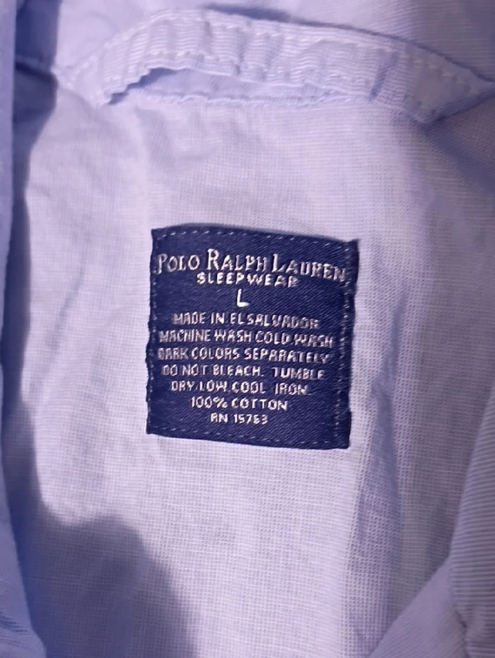 Polo by Ralph Lauren Light‎ Blue Sleepwear Set with Pants and Shirt
